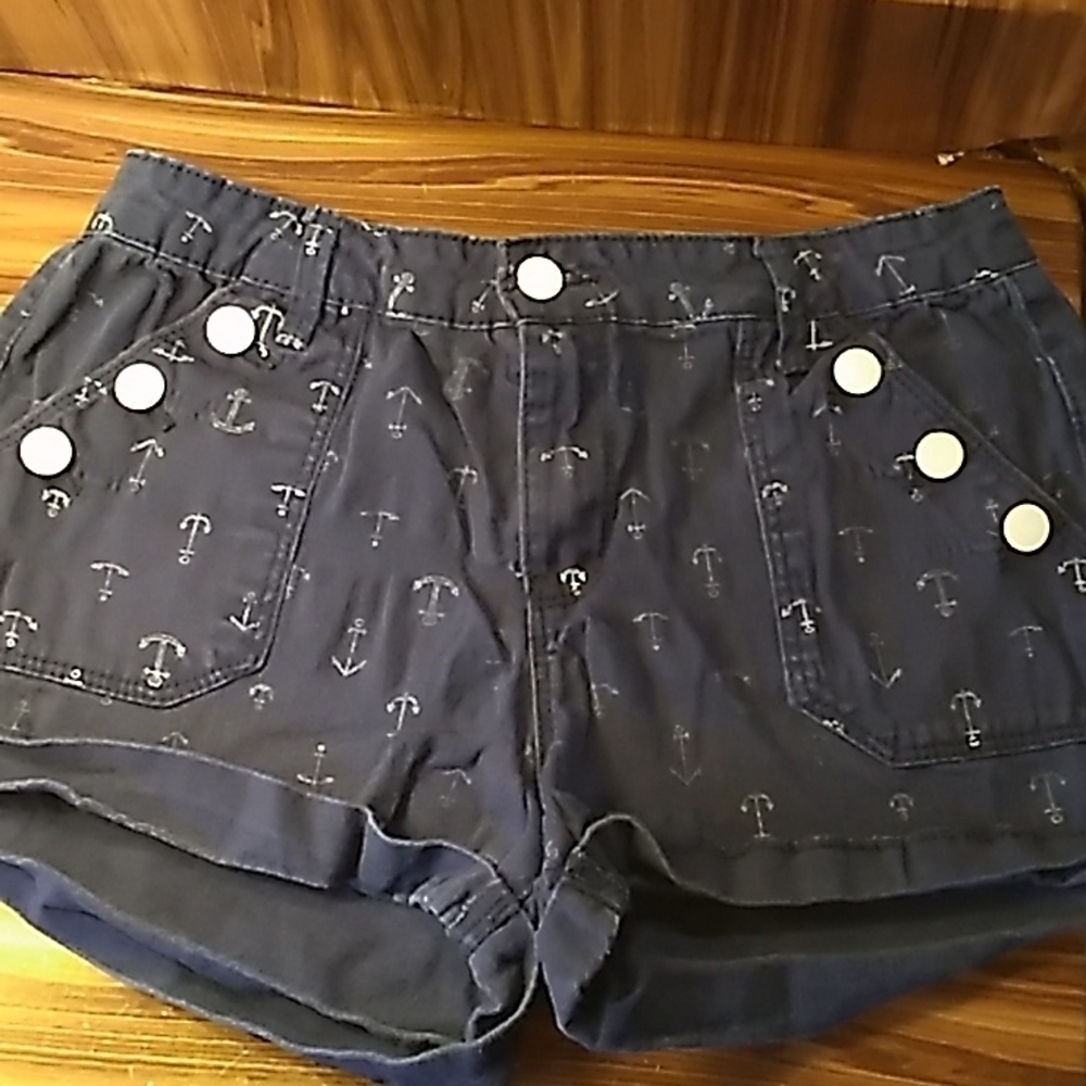 Vintage 1990s Y2K LEI anchor ⚓ shorts